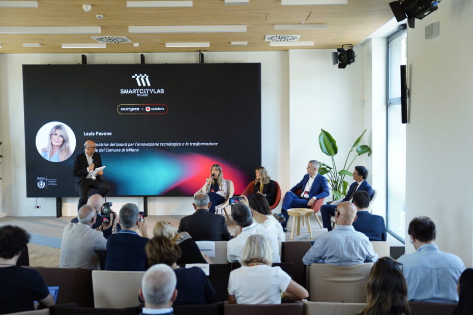 Inaugurazione dell'Innovation Hub di Fastweb e Vodafone a Milano