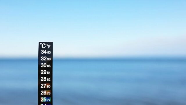 Temperatura del mare record