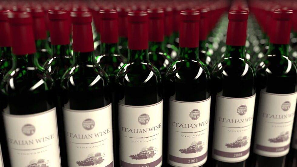 Esportazioni di vino italiano negli Stati Uniti