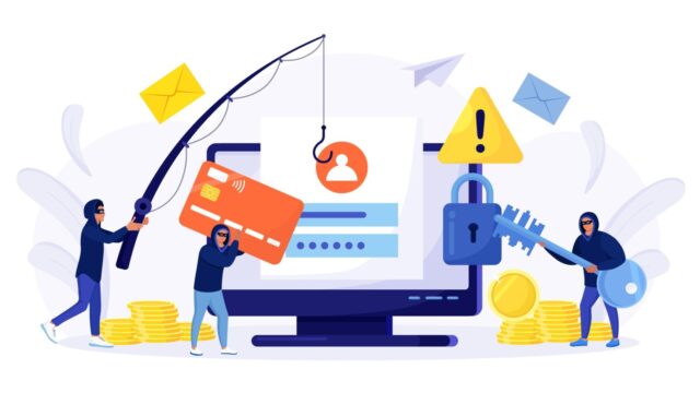 Immagine rappresentativa del phishing e della sicurezza bancaria