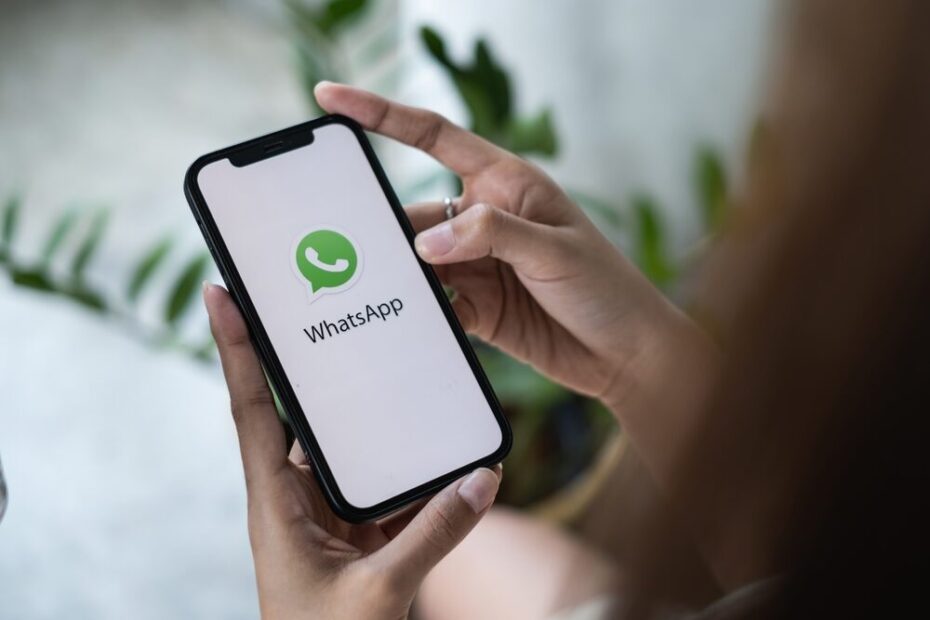 Screenshot della nuova interfaccia di WhatsApp su iOS con la scheda 'Tu'
